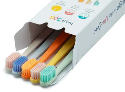 Toothbrush Flp Twigo 365 / 4 Seasons - 5pcs طقم فرشاة أسنان Flipper Twigo 365 – 4 فصول (5 قطع)