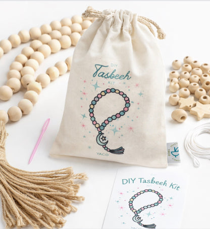 DIY Tasbeeh Kit for Kids – Create Your Own Prayer Beads Set -أدوات صنع مسبحة للأطفال – اصنع مسبحتك الخاصة بسهولة