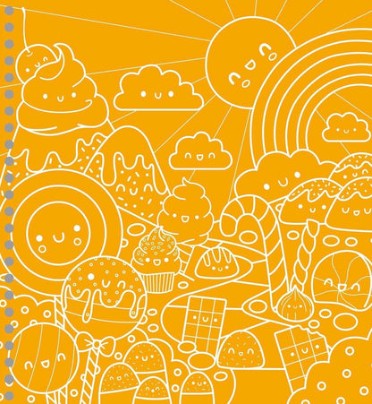 Neon Cuties: Scratch Art & Coloring