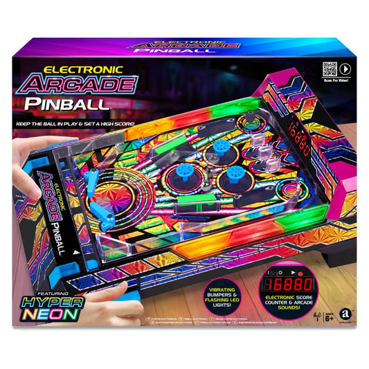 Ambassador – Electronic Arcade Pinball (Hyper Neon Series) لعبة البينبول الإلكترونية من أمباسادور – سلسلة هايبر نيون