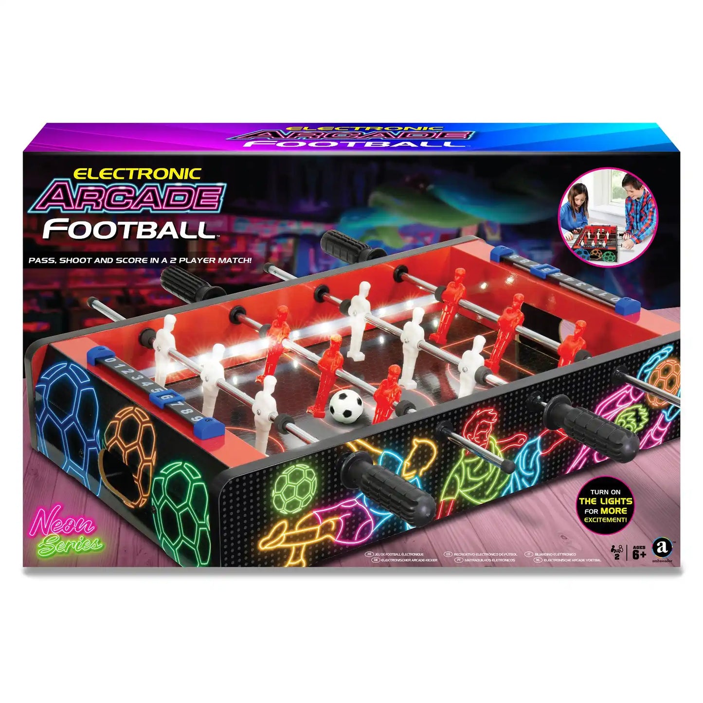 Ambassador – Electronic Arcade Football / Foosball لعبة كرة القدم الإلكترونية / فوتسول من أمباسادور