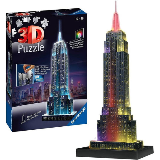 Empire State Bldg-Night Ed. 216 Pc 3D