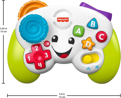 Fisher-Price Laugh & Learn Game & Learn Controller – Light-Up Toy for Ages 6–36 Months