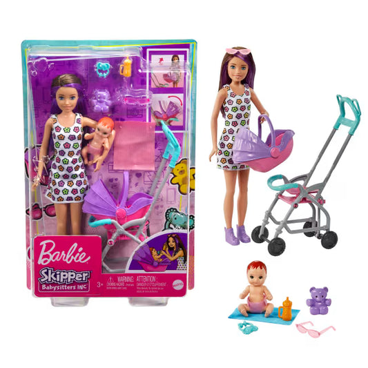 Barbie® Skipper™ Babysitters Inc.™ Doll and Playset - Stroller Skipper