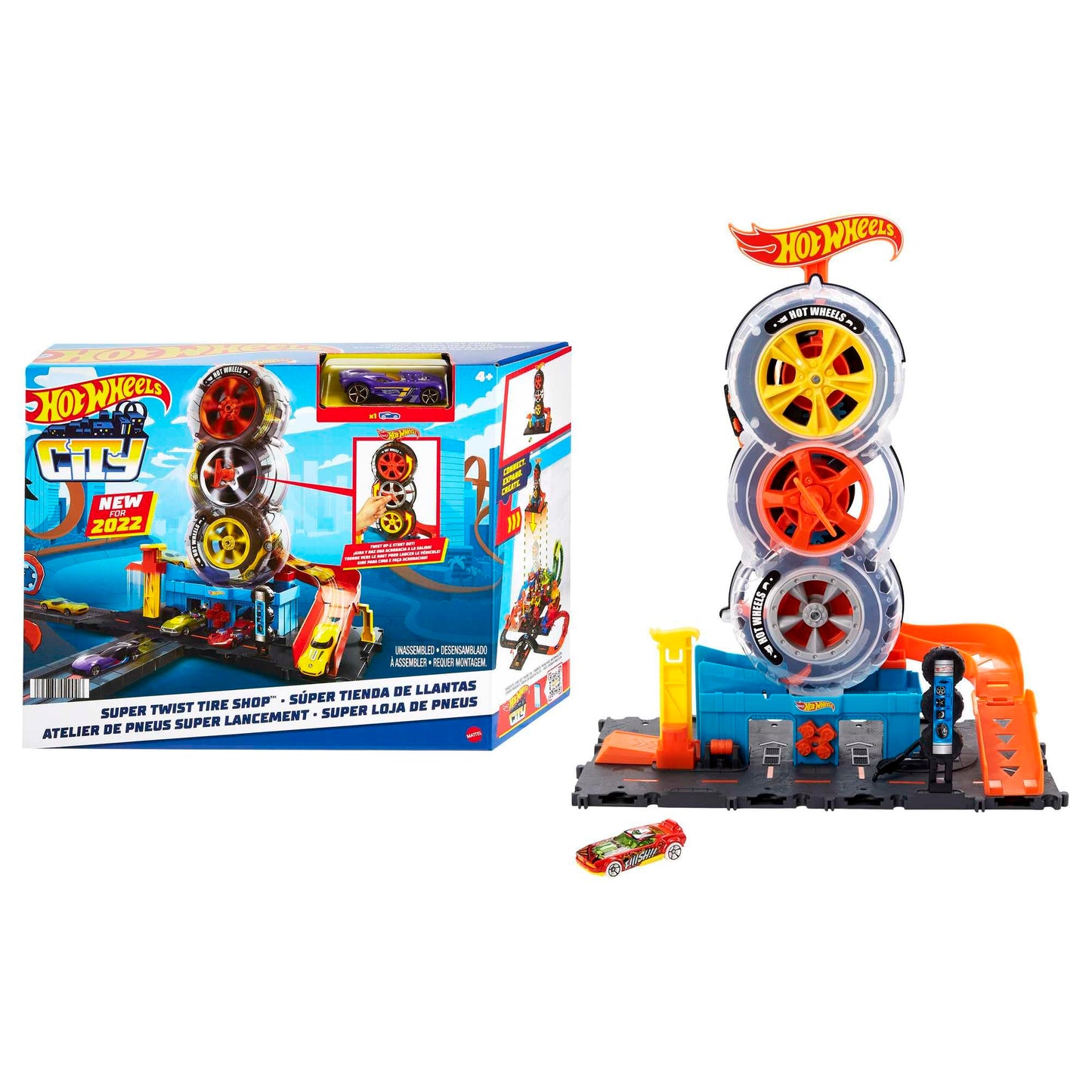 HotWheels City Super Twist Tire Shop