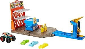 Hot Wheels Monster Trucks Blast Station Spielset