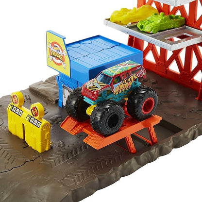 Hot Wheels Monster Trucks Blast Station Spielset