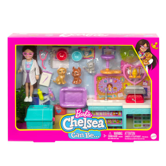 Barbie® Club Chelsea™ Can Be Pet Vet Playset