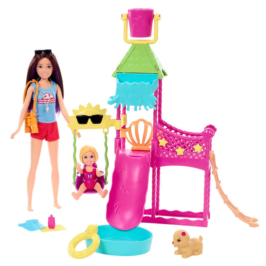 Barbie Skipper First Jobs Water Park Playset – Age 3+