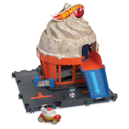 Hot Wheels Ice Cream Swirl Track Set – Age 4+