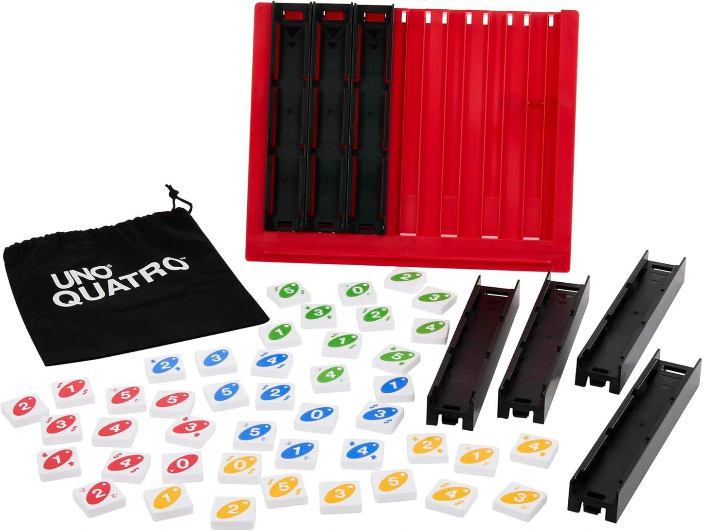 Mattel UNO Quatro Strategy Game – 2 to 4 Players, Ages 7+