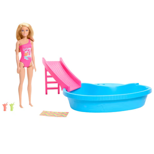 Barbie® Pool with Doll - Refreshed