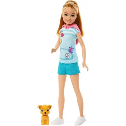 Barbie Stacie Doll with Pet Dog – Age 3+