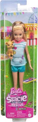 Barbie Stacie Doll with Pet Dog – Age 3+