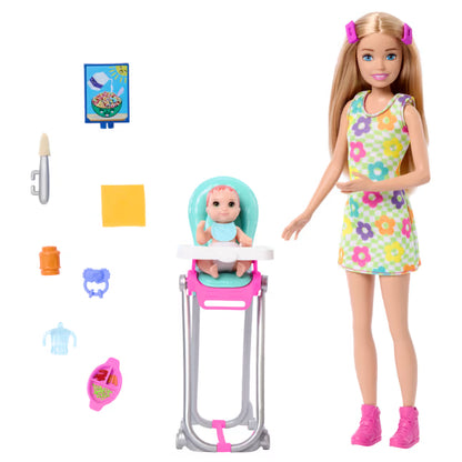 Barbie® Skipper™ Babysitters Inc.™ Doll and Playset - Feeding Baby (Blonde)