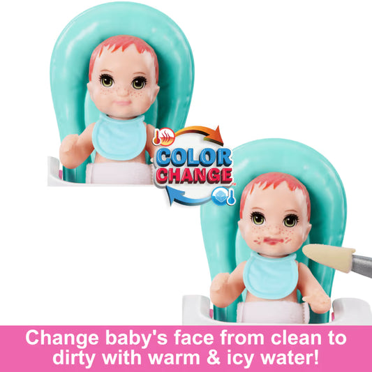 Barbie® Skipper™ Babysitters Inc.™ Doll and Playset - Feeding Baby (Blonde)