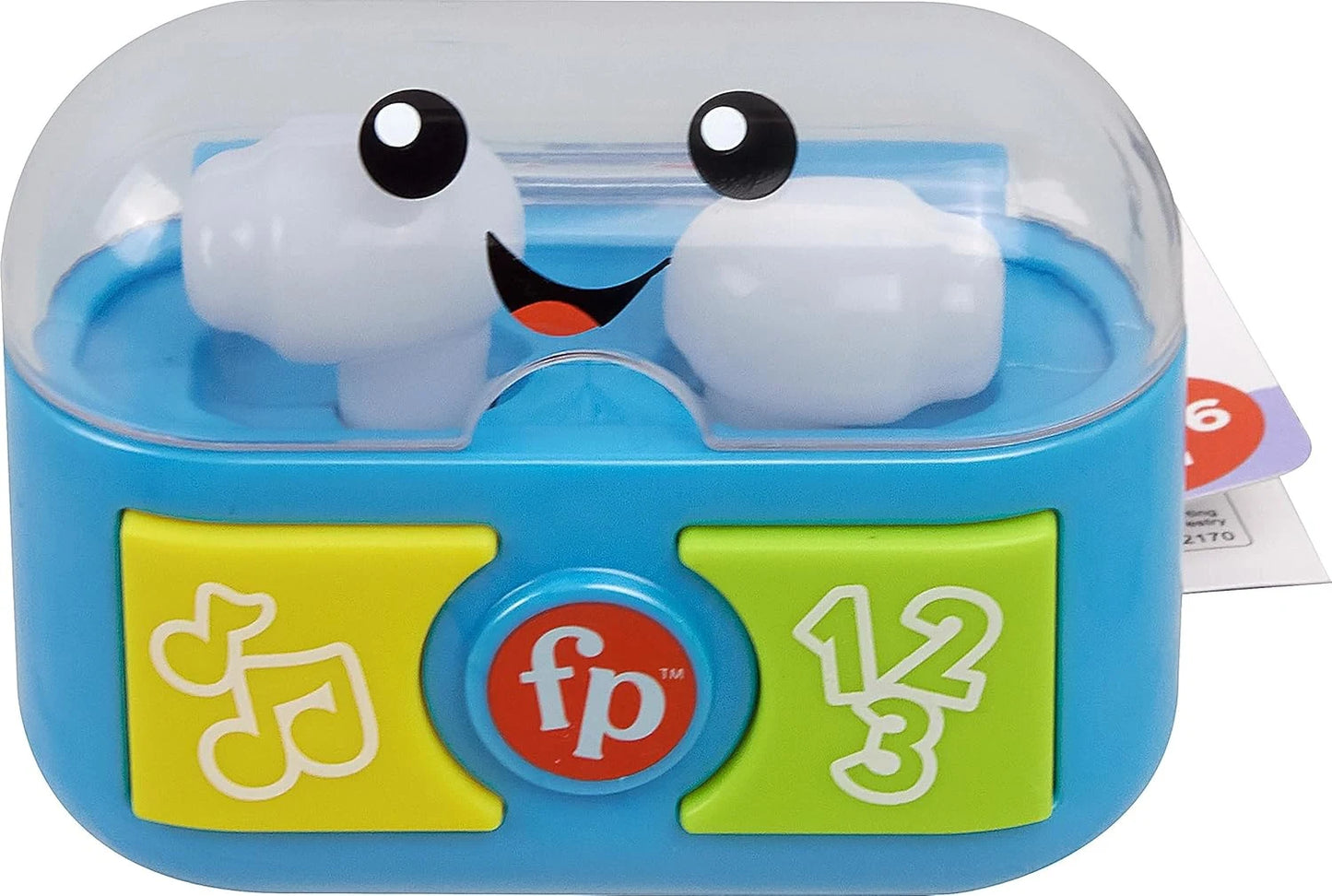 Fisher-Price Laugh & Learn Play Along Ear Buds with Music, Lights & Fine Motor Activities for Infants 6+ Months
