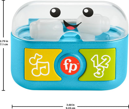 Fisher-Price Laugh & Learn Play Along Ear Buds with Music, Lights & Fine Motor Activities for Infants 6+ Months