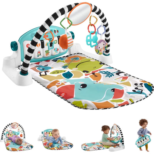 Glow & Grow Kick & Play® Piano Gym Blue - QE