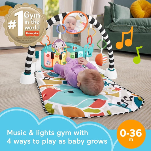 Glow & Grow Kick & Play® Piano Gym Blue - QE