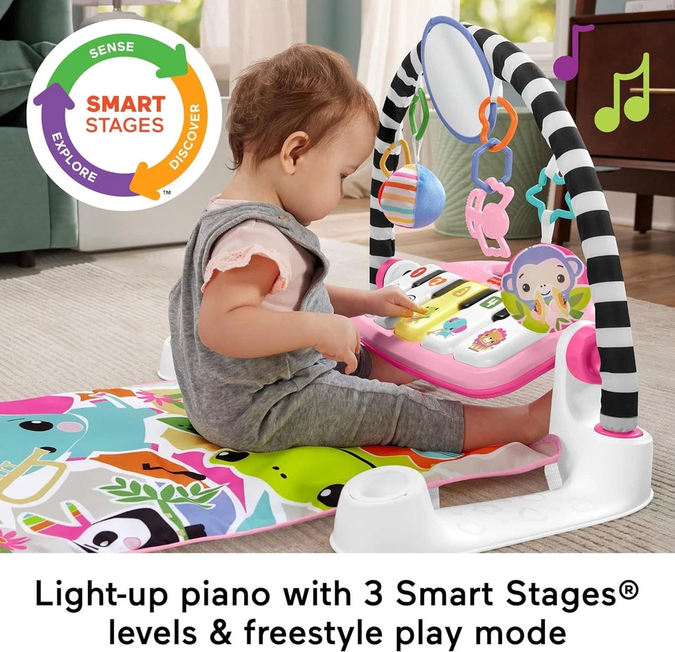 Glow & Grow Kick & Play® Piano Gym Pink - QE