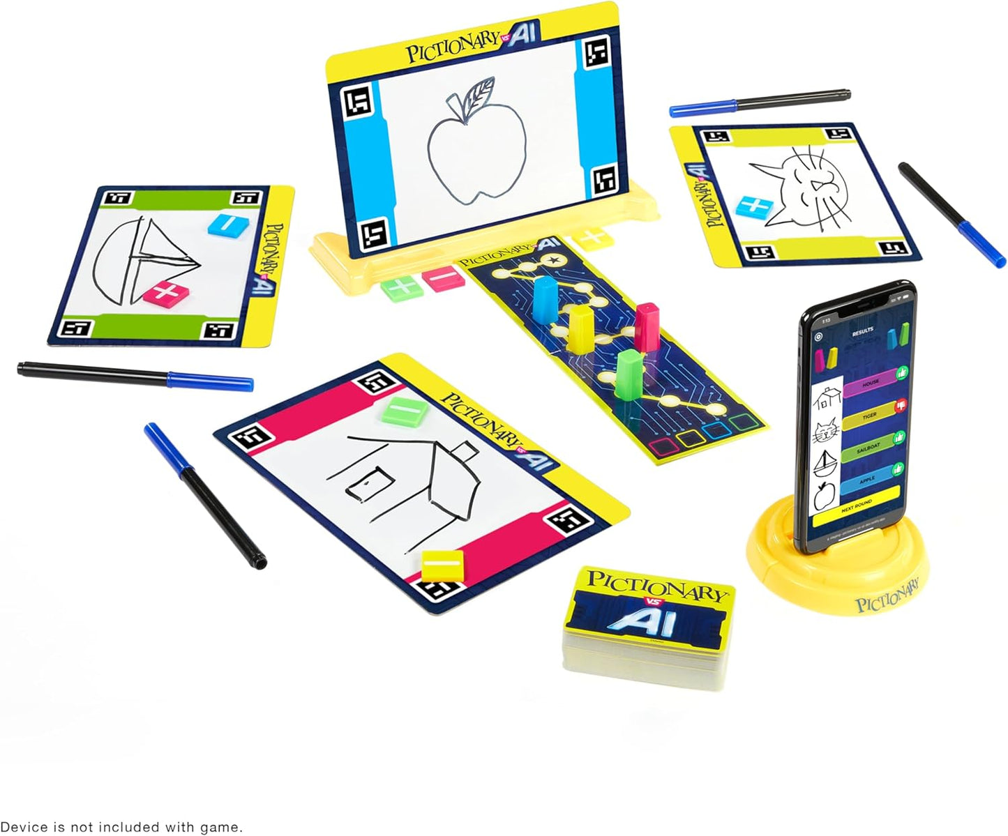 Pictionary Vs. AI Family Game for Kids and Adults, High-Tech Drawing & Guessing Game, Ages 8+