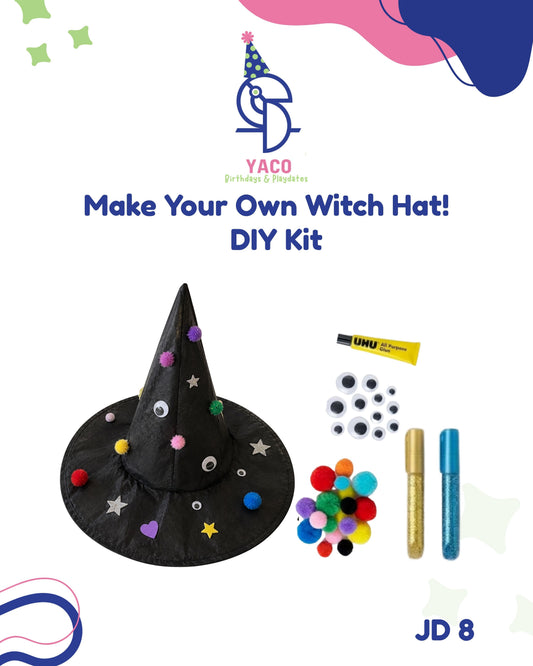 Decorate your witch hat DIY kit