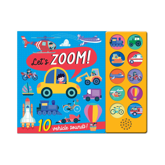 Let's Zoom - Children's 10 Button Sound Book