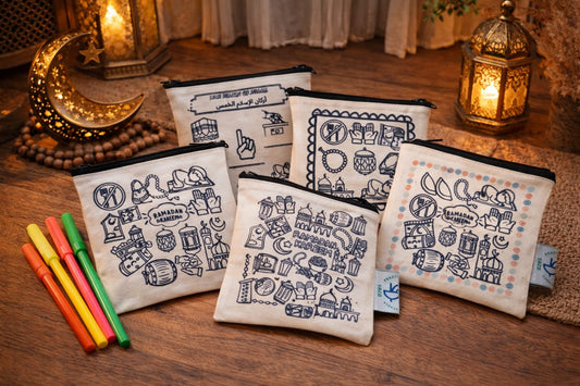 Color Me -Kids Ramadan Pouch with 3 washable colors