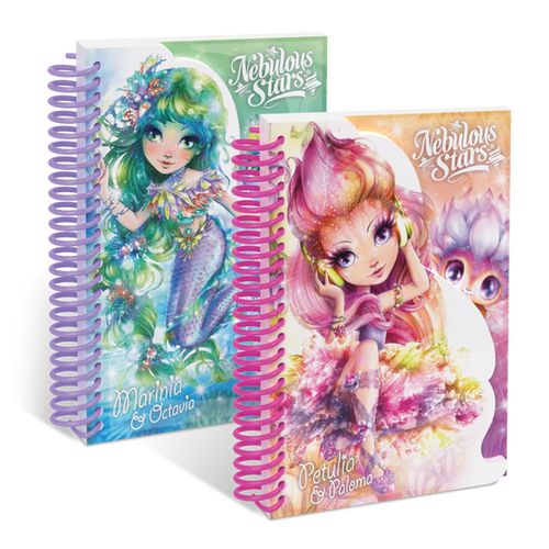 Nebulous-Stars Mini Lined Notebook 105x148mm Spiral
