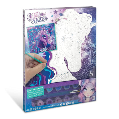 Nebulous Stars Paint-by-Number on Canvas Nebulia & Horse