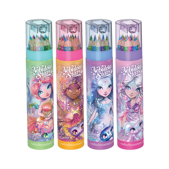 Nebulous Stars Sketch & Color Pencil Tubes