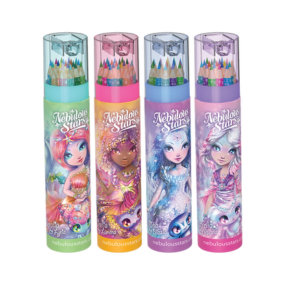 Nebulous Stars Sketch & Color Pencil Tubes