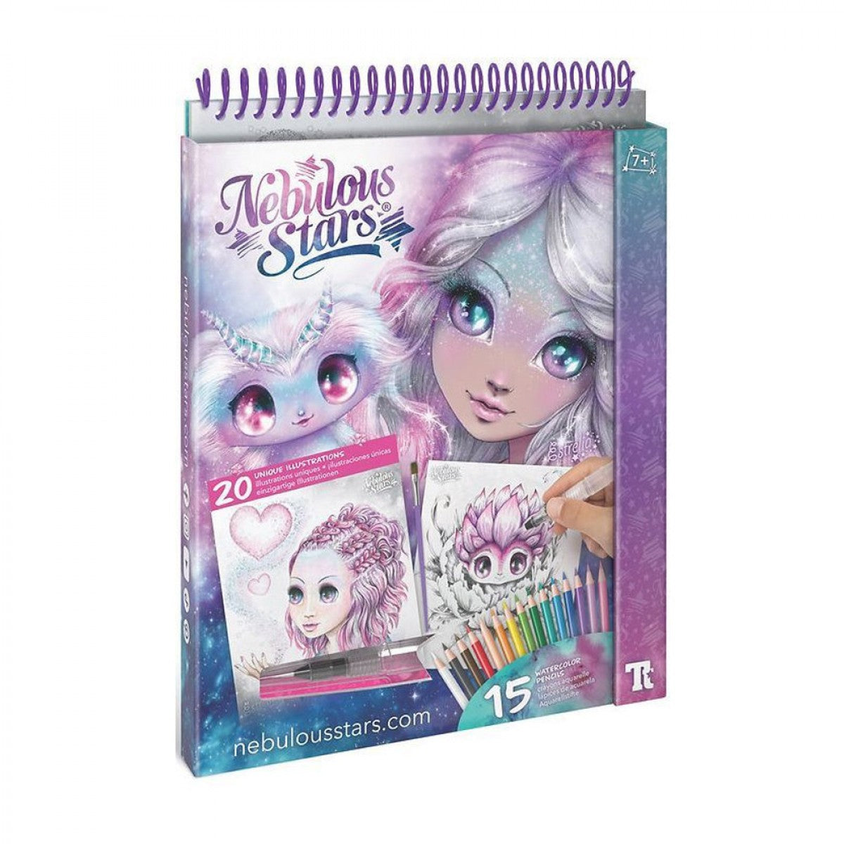 Nebulous Stars Watercoloring Book Set