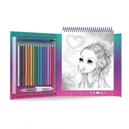 Nebulous Stars Watercoloring Book Set