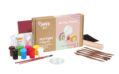 JOVI DIY Air Dry Clay Craft Kit - Mirror