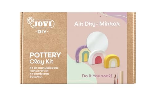 JOVI DIY Air Dry Clay Craft Kit - Mirror