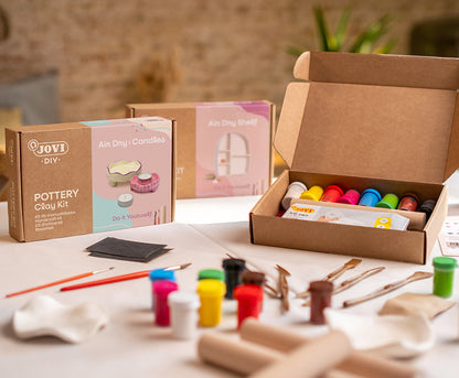 JOVI DIY Air Dry Clay Craft Kit – Letter Stamps