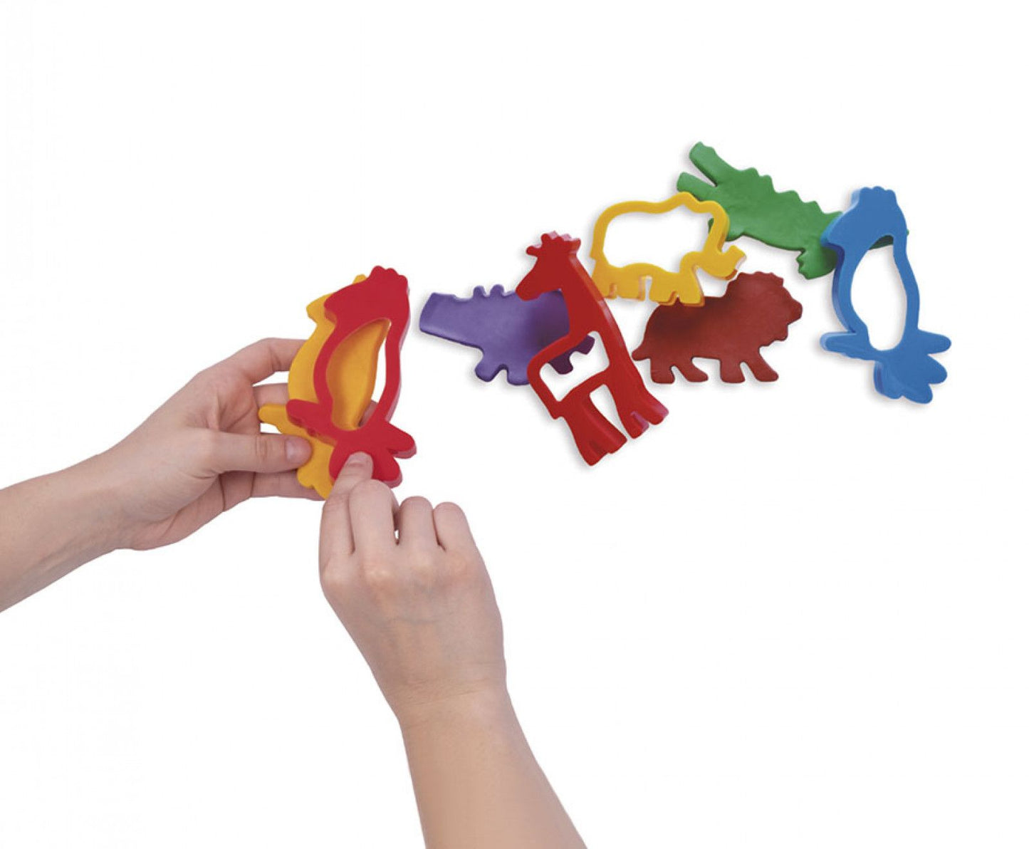 Jovi – Bag, 6 Moulds, jungle animals (7g)