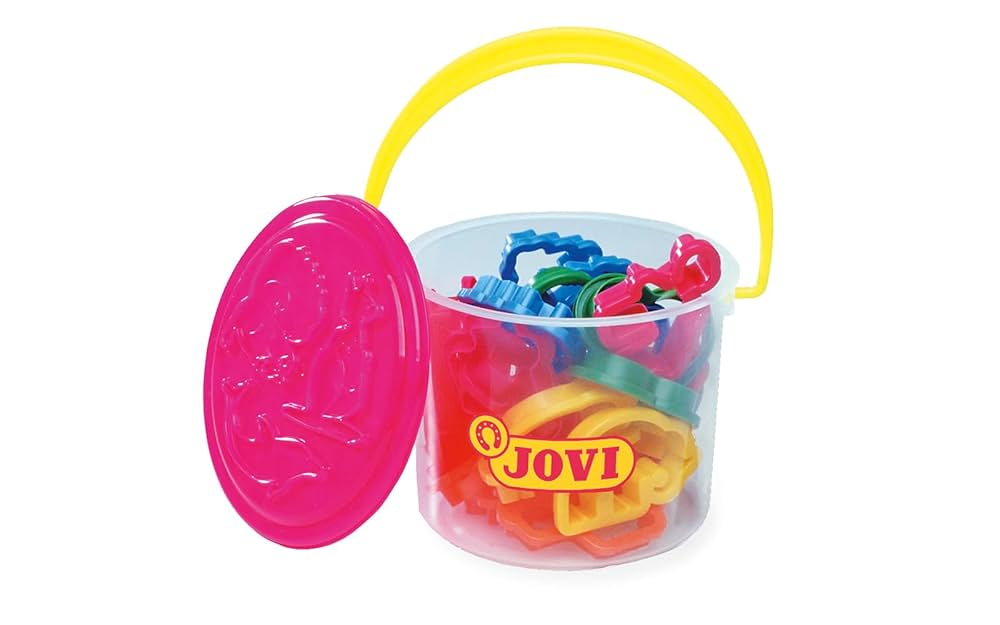 Jovi Cutters (6 Different Designs in 4 Colours in a Bucket) Assorted Colours