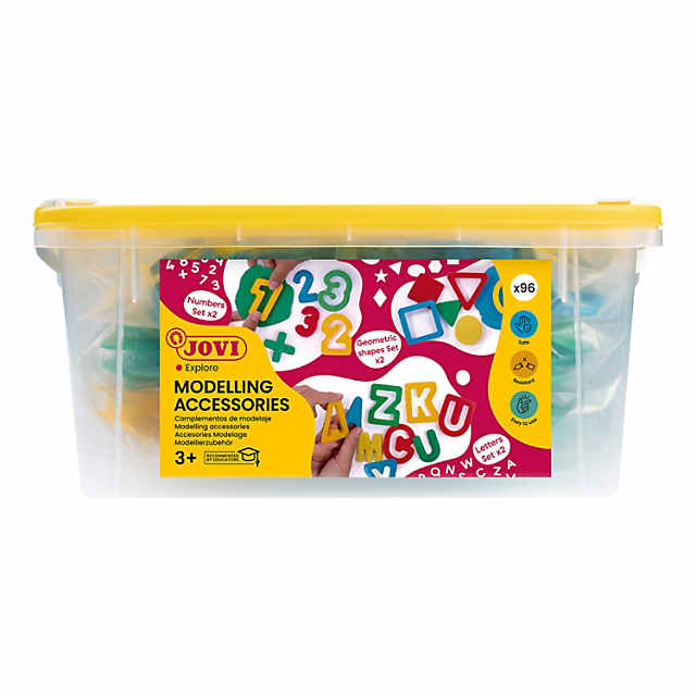 JOVI Dough & Clay Modelling Accessories, School Pack of 96