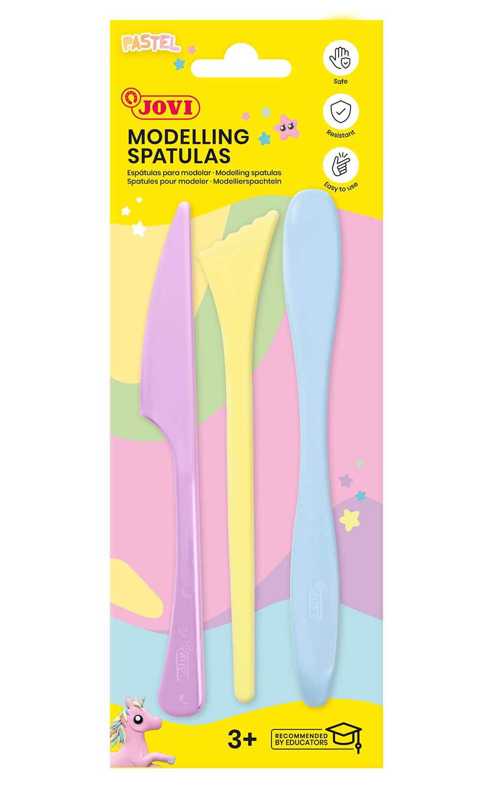 Jovi Modelling Spatulas in pastel colors