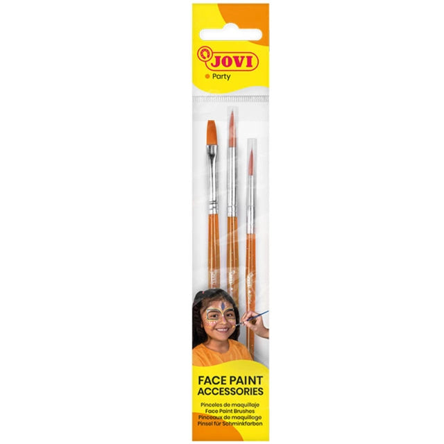 Jovi Face Paint Brushes 3 pcs