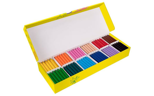 Jovi - Bulk Jumbo Crayon, Classroom pack with 300 Wax Crayons in 12 Colors, Non-Toxic, Super Resistant, Ideal for Small Hands, School Supplies for Teachers