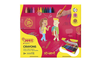 Jovi Plasticolor Wax Crayons, Multi-Colour, Pack of 300