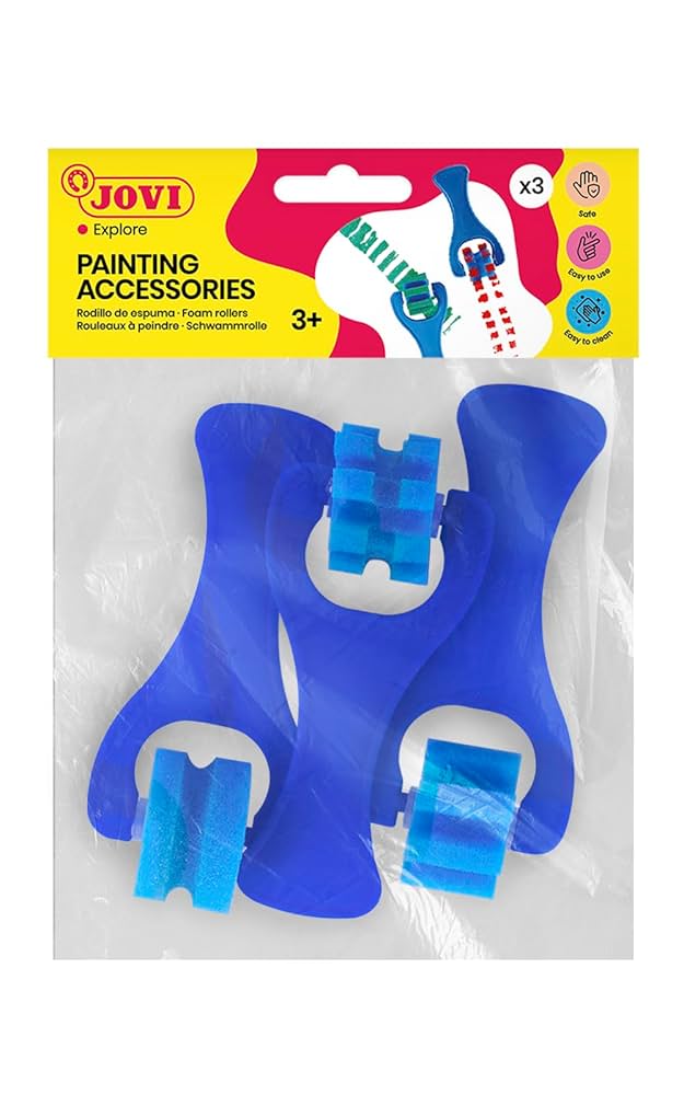 Jovi - bag colgable, 3 rollers small foam, shapes, various