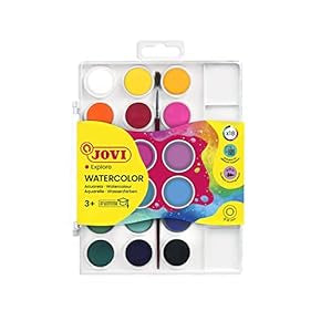 Jovi Watercolour Palette Set (18 colors).