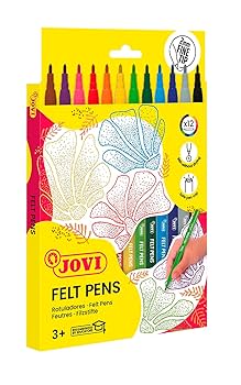 Jovi Felt Pens, 12 count