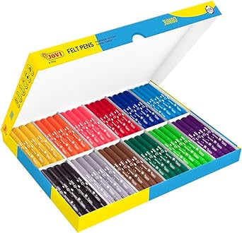Jovi Jumbo Felt Pens box of 96