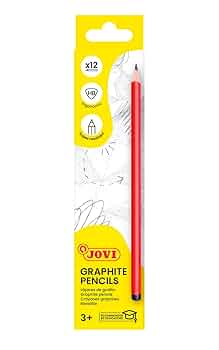 Jovi Graphite Pencils, HB grade, in a pack of 12